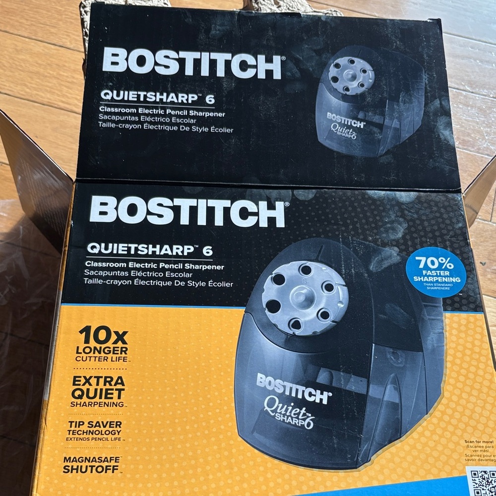 Bostitch 6 QuietSharp 6 Electric Pencil Sharpener - Black